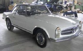 Oldtimer-Diebstahl: Auch Langfinger sind Klassik-Fans Gestohlener Mercedes-Benz SL 280