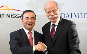 Zwei Gemeinschaftsvorhaben: Daimler und Renault-Nissan vertiefen Kooperation