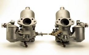 Doppelvergaseranlage Austin-Healey