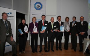 "GreenFleet"-Awards: TÜV Süd zeichnet vier Unternehmen aus