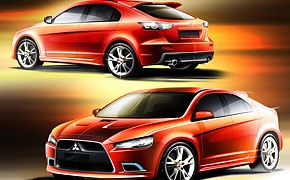 Genfer Autosalon: Mitsubishi zeigt Vorboten des Lancer Sportback