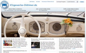 Internet: ZDK startet Oldtimer-Website www.kfzgewerbe-oldtimer.de