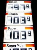 Preistafel Tankstelle