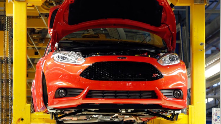Ford Fiesta Produktion im Werk Köln