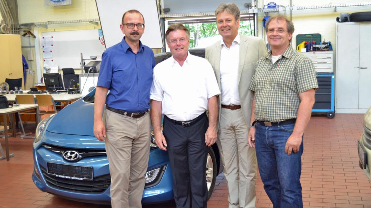 Hyundai i30 für Mannheimer Heinrich-Lanz-Schule 