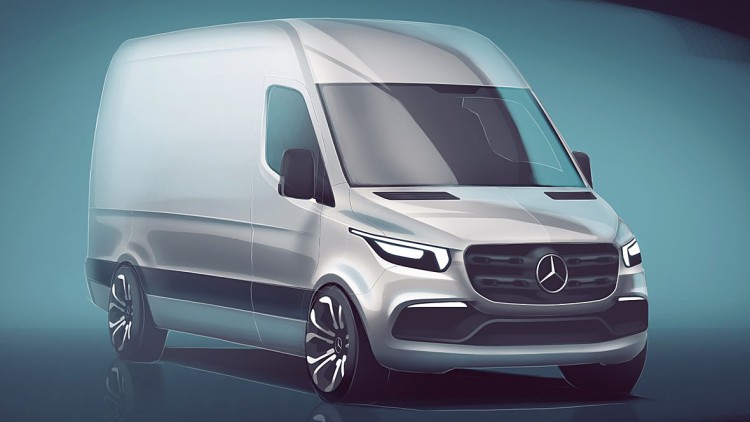 Mercedes-Benz Sprinter Designskizze