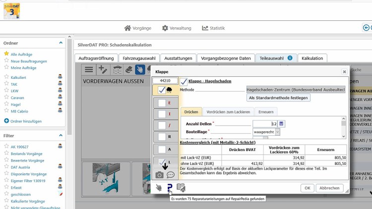 Reparaturdaten: DAT integriert Repairpedia