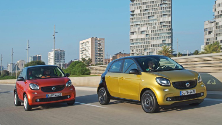 Smart Fortwo und Smart Forfour
