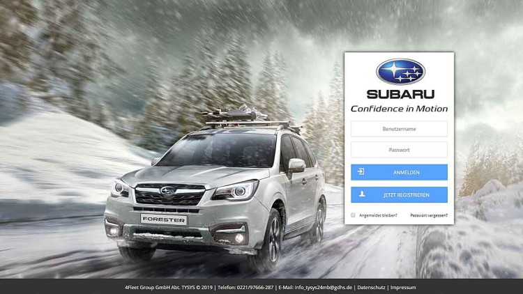 Web-Shop Tysys Subaru