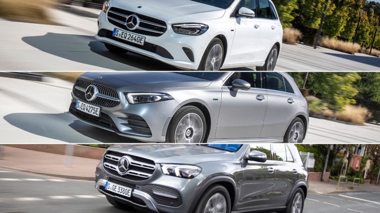 Fahrbericht Mercedes A 250e, B 250e, GLE 350de: Schneller laden, weiter fahren