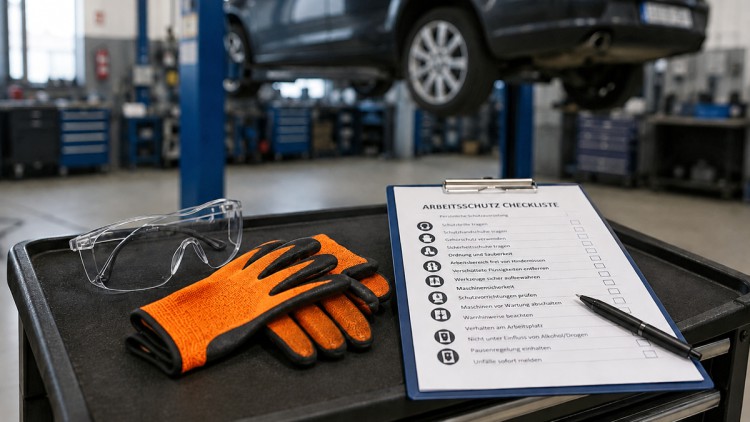 Arbeitssicherheit in der Kfz-Werkstatt