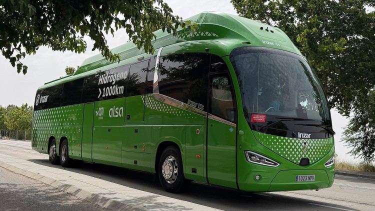Bosch testet in Madrid sein neues Brennstoffzellensystem.