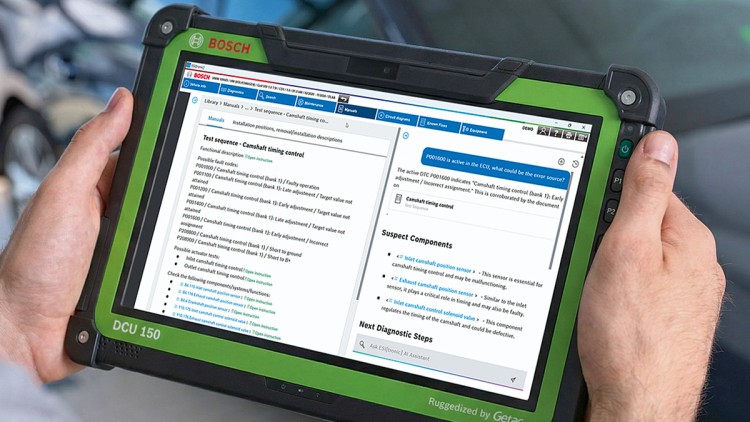 Bosch auf der Automechanika: KI-Unterstützung für Diagnose und Reparatur