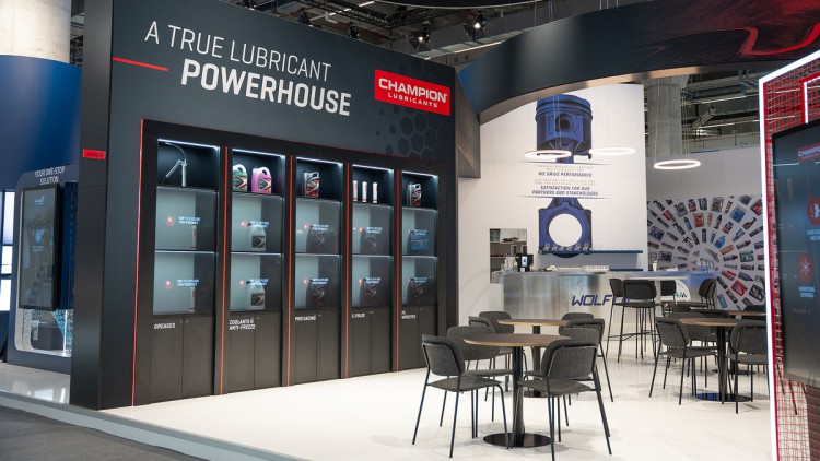 Champion Lubricants-Messestand