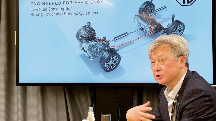 Feststoffbatterie Qiu Jie, Vice President MG Global R&D Innovation,