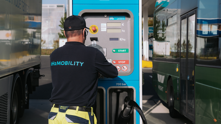 H2 Mobility Wasserstoff tanken