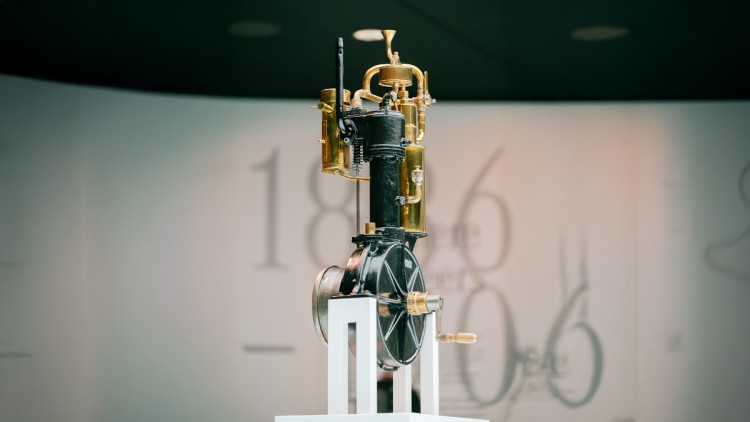 Gottlieb Daimlers Einzylindermotor 