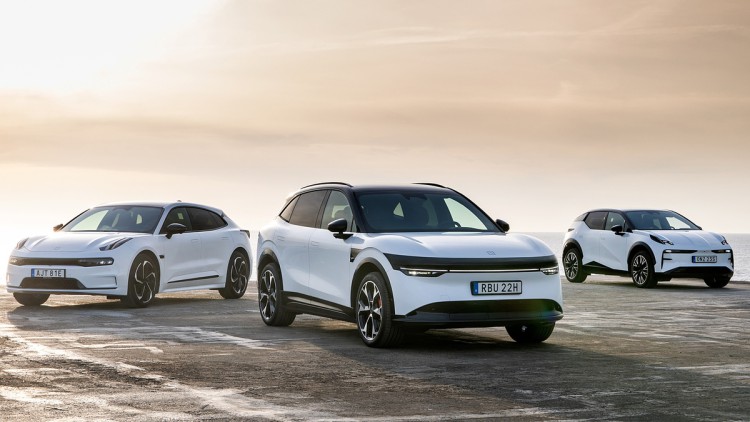 Zeekr tritt gleich mit drei Modellen in Deutschland an.