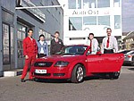 Die Gewinner des Audi Twin Cups 2001: Das Team des Audi Zentrums Augsburg