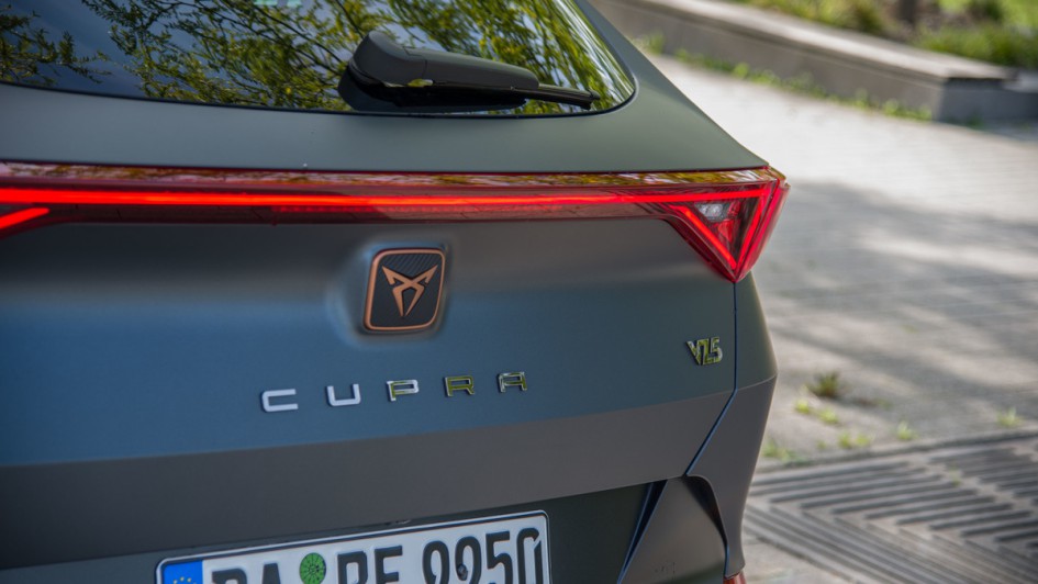 Schriftzug am Heck des Cupra Formentor VZ5