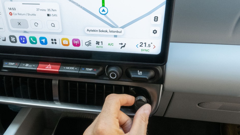 Echte Lüftungsverstelldüsen im Hyundai Ioniq 3
