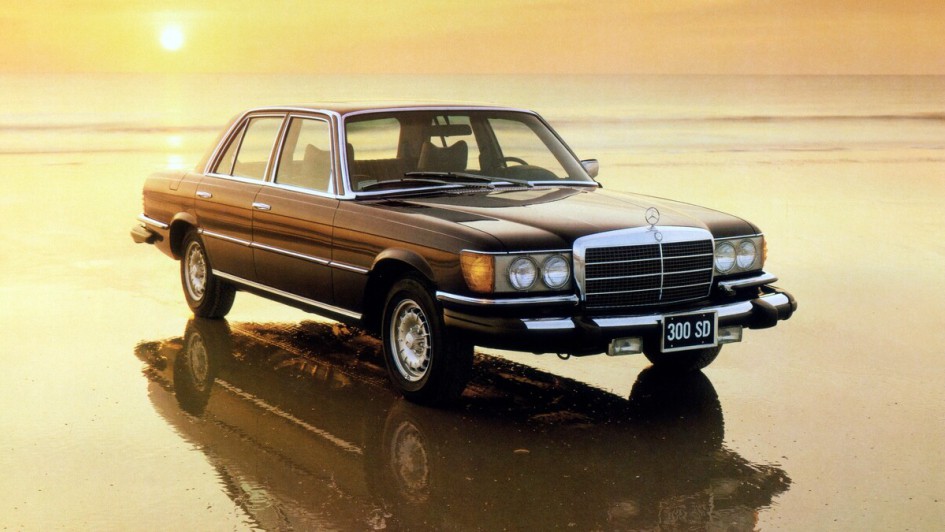 Nur für Nordamerika – Der Mercedes-Benz 300 SD mit erstem Turbodiesel (W116) wurde nicht in Deutschland verkauft.