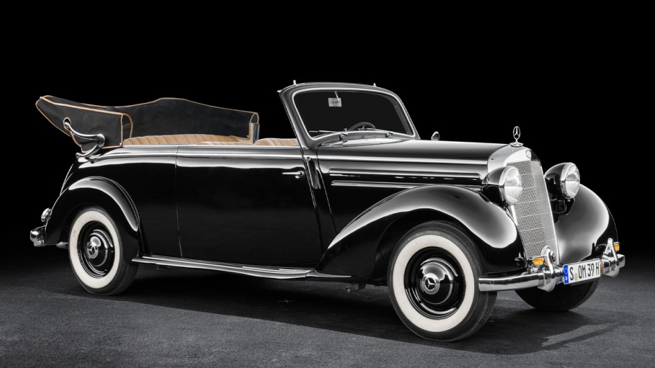 Widersetzte sich allen Trends zu Stromlinie und Pontondesign – Der Mercedes-Benz 170 S zeigte 1950 als Cabriolet B konservative Eleganz