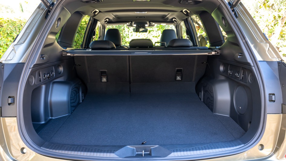 Kofferraum des Subaru Forester 2025 in Normalstellung