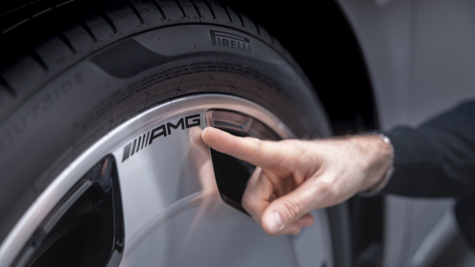 22-Zoll-AMG-Monoblock-Felge des Mercedes VLE