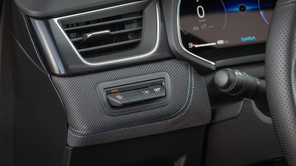 Deaktivierungstaste des Tempowarners im Renault Captur