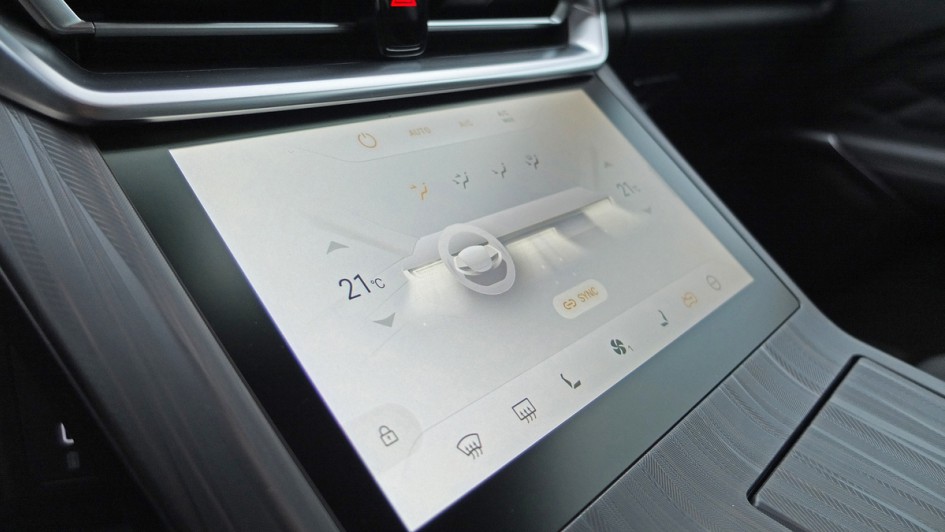 Klima-Bedienteil des Wey 03