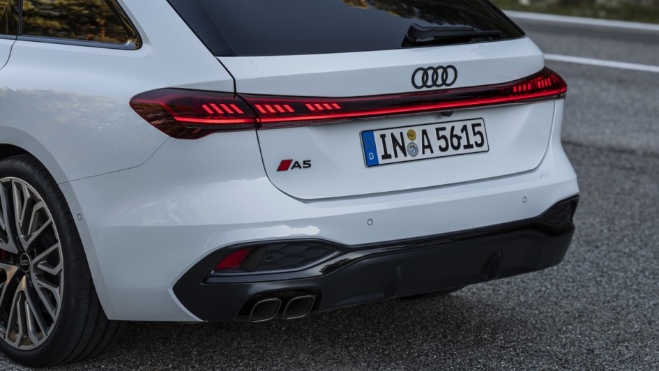 Heck des Audi A5 Avant im Detail