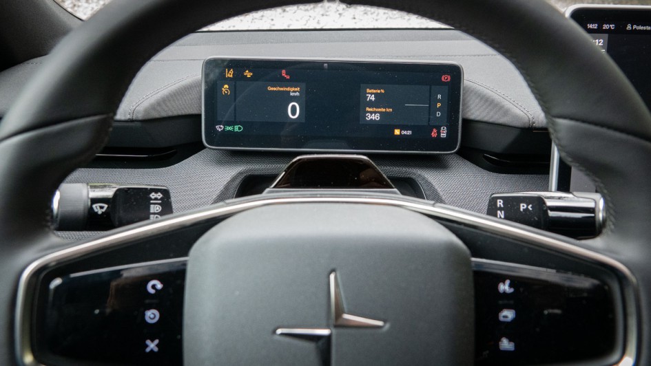 Kombiinstrument im Polestar 4