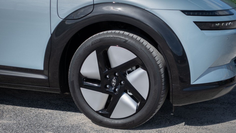Alufelge des Hyundai Ioniq 3 Prime im Detail fotografiert