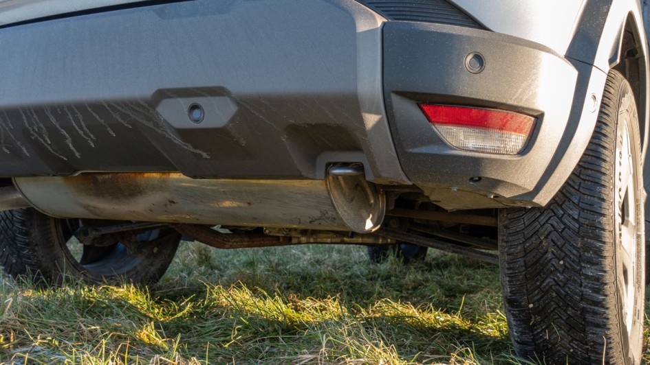 Abschleppöse am Heck des Dacia Duster 4x4