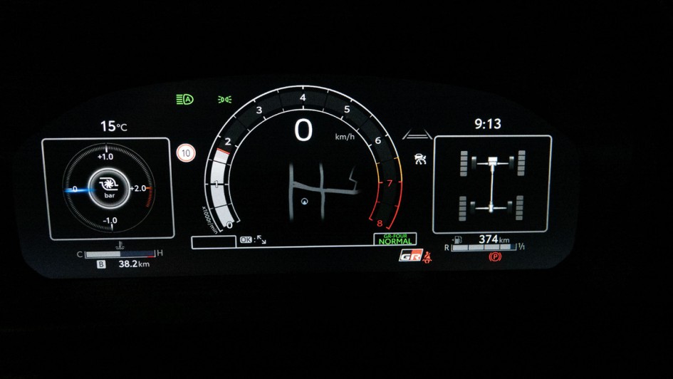 Ansicht Kombiinstrument GR Yaris