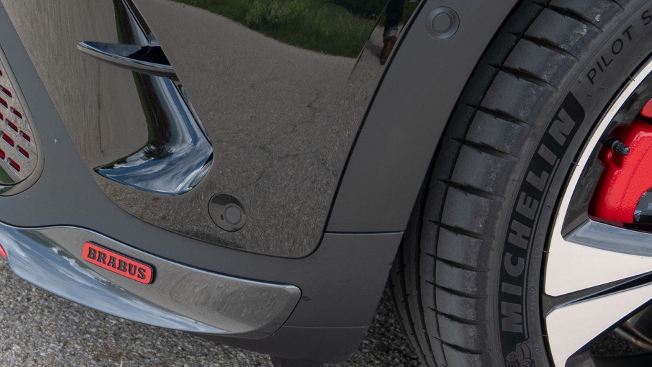 Smart #3 Brabus Emblem an der Frontschürze