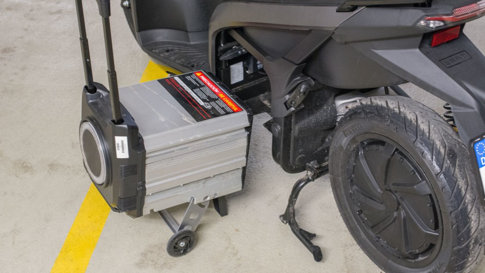 Seat Mó mit ausgebautem Akku