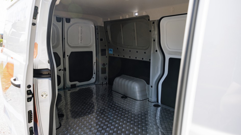 Ladeabteil des Farizon V7E Elektrotransporters
