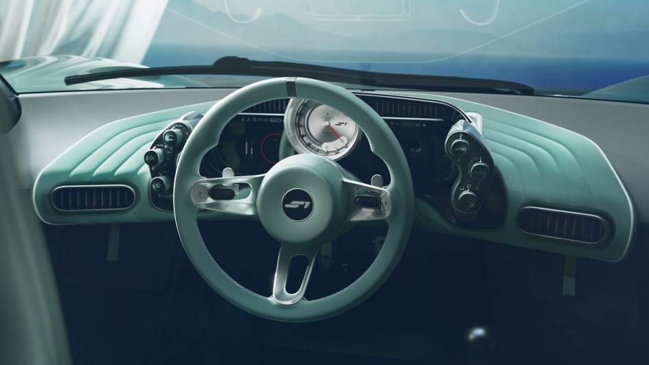 Das Cockpit des S1 kombiniert analoge mit digitalen Anzeigen