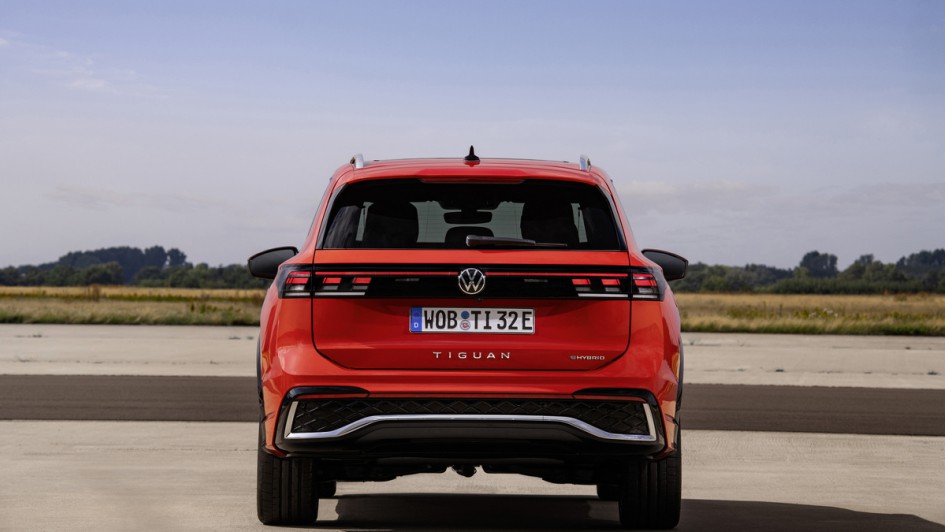 Foto vom neuen VW Tiguan von hinten