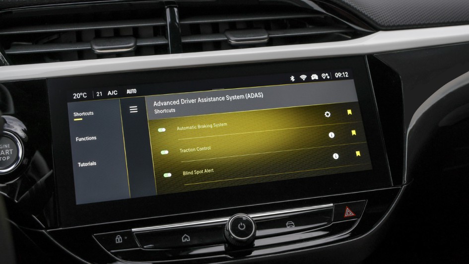 neues Infotainmentsystem im Opel Corsa-e