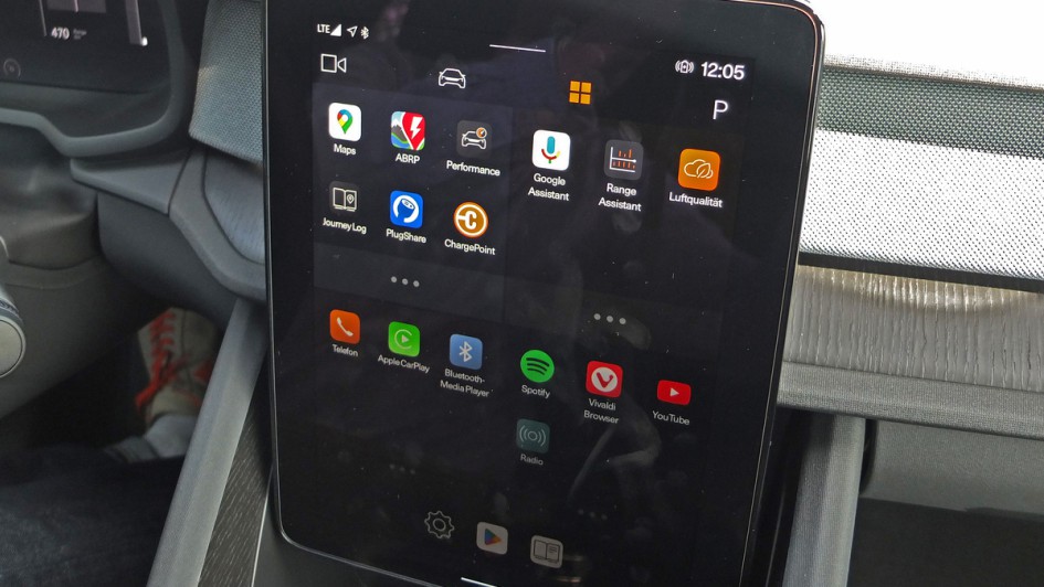 Android Automotive im Polestar 2 Facelift-Modell