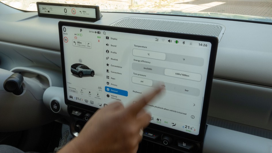 14,6-Zoll-Touchdisplay im Hyundai Ioniq 3 Prime