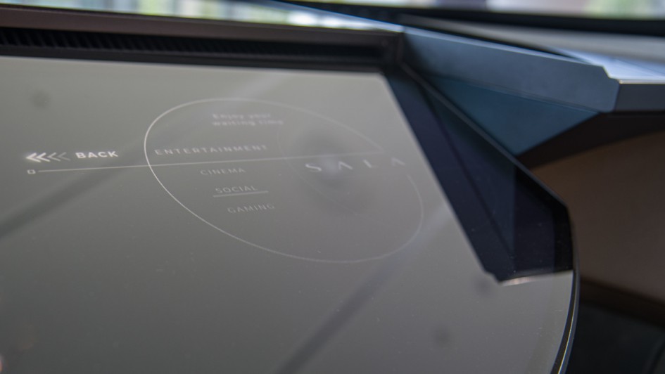 Lancia Pu+Ra HPE SALA Display auf Armaturenbrett