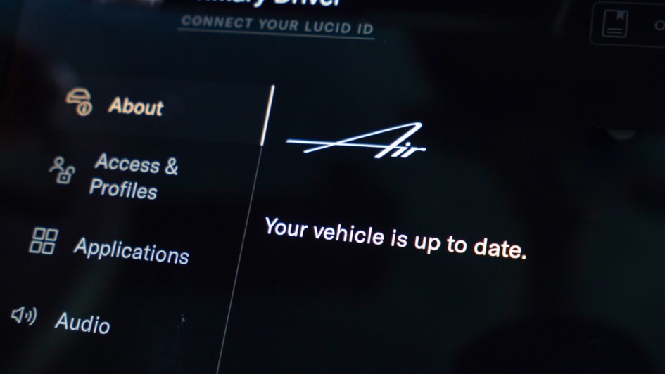 Lucid Air Touring  Over The Air Updates