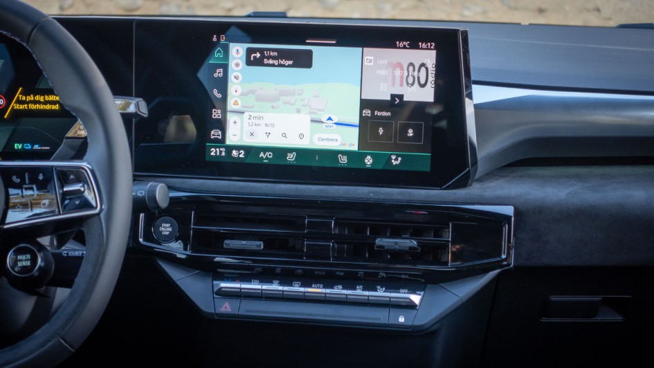 Renault Clio Infotainmentsystem im Detail aufgenommen