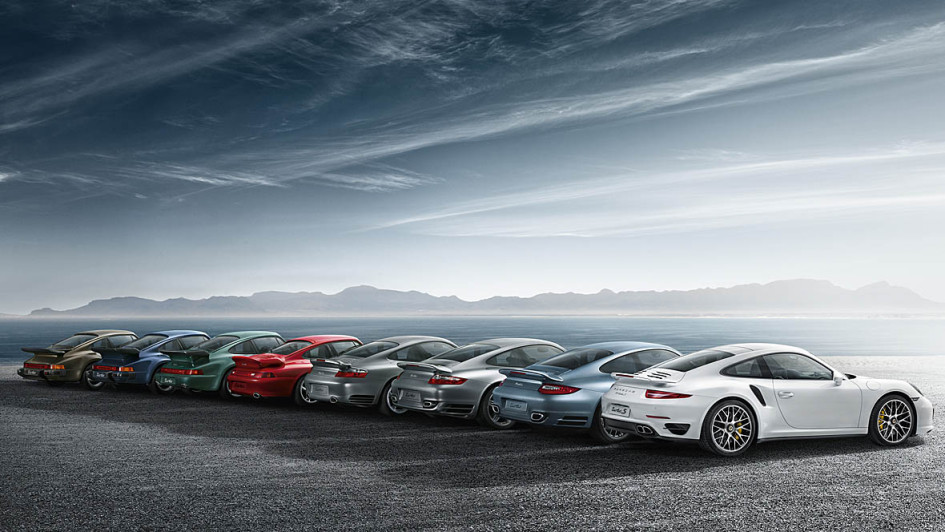 Porsche 911 Turbo Baureihen