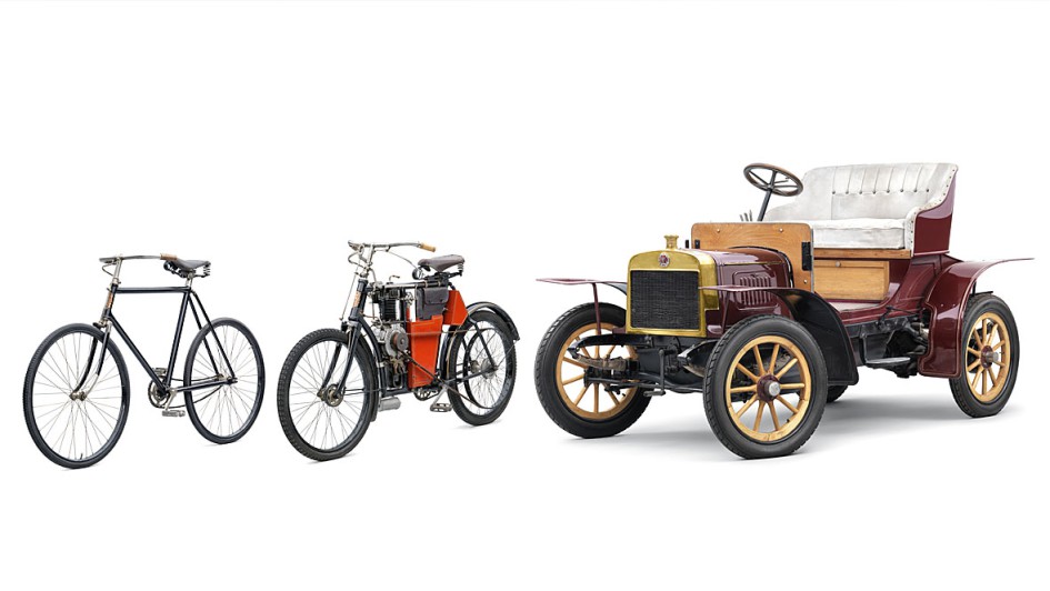 Slavia-Fahrrad Slavia-Motorrad Voiturette A