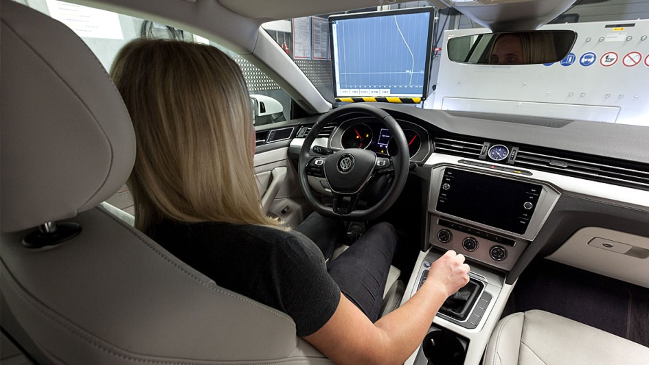 WLTP-Fahrtest VW